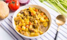 抗炎食谱--#姜黄牛里脊杂蔬汤